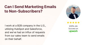 Can I Send Marketing Emails to Non-Subscribers